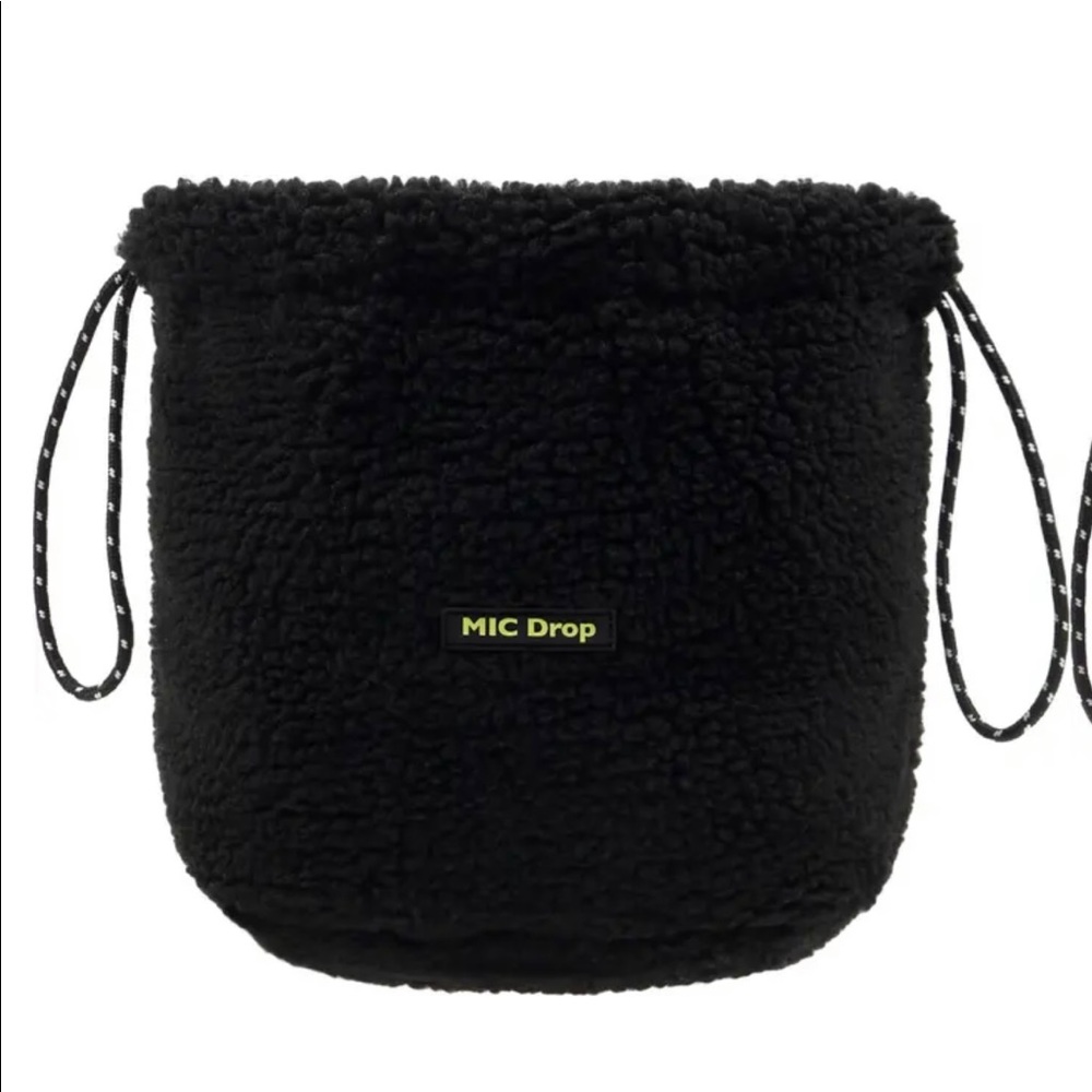 bts themed nordstrom merch: fleece pouch
